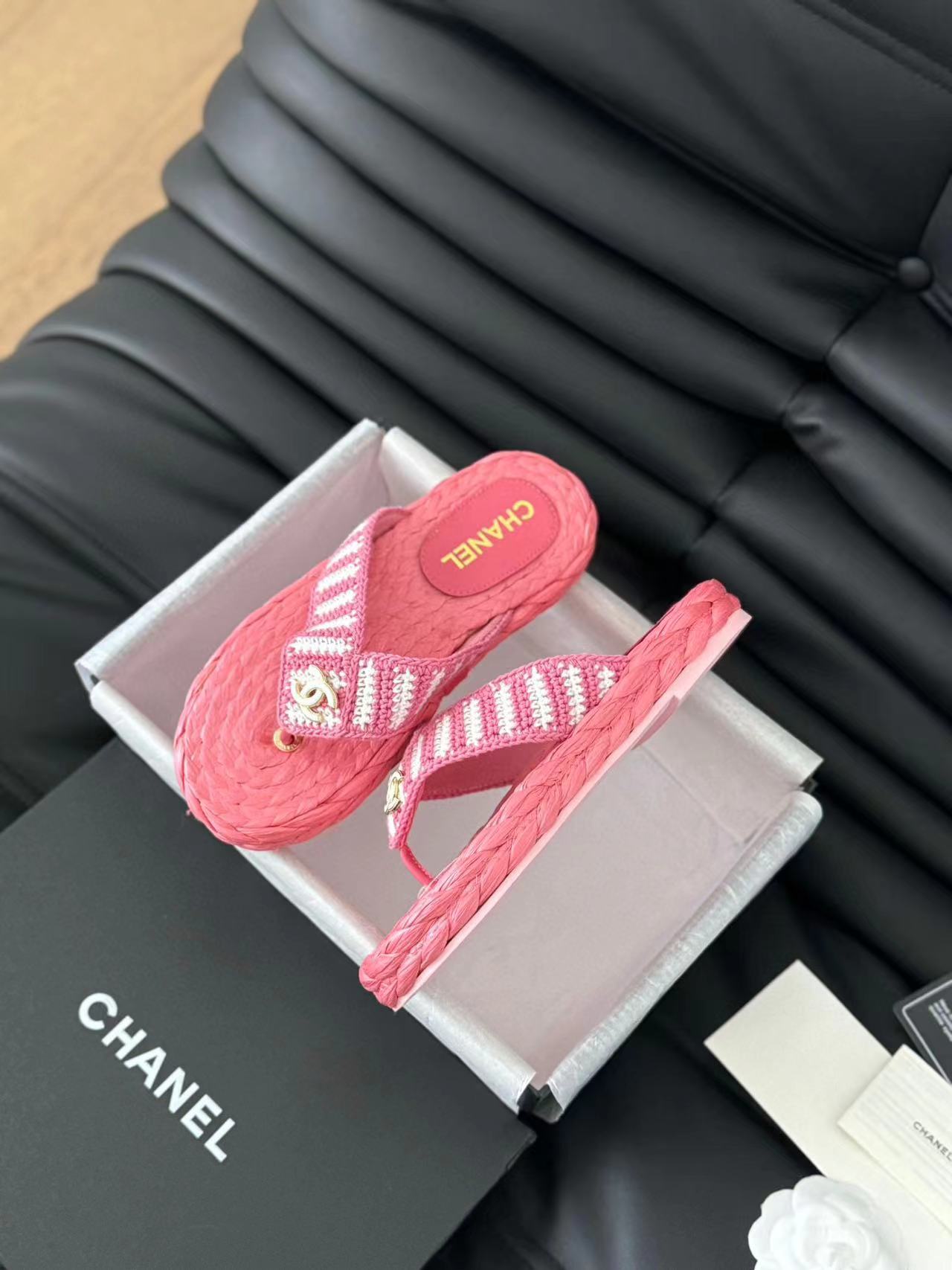 LV高品質織りスリッパ【50%割引+送料無料】