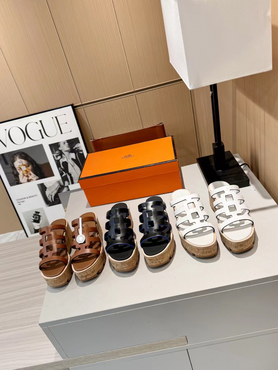 HERME5 高品質ウェッジシューズ【50％割引+送料無料】