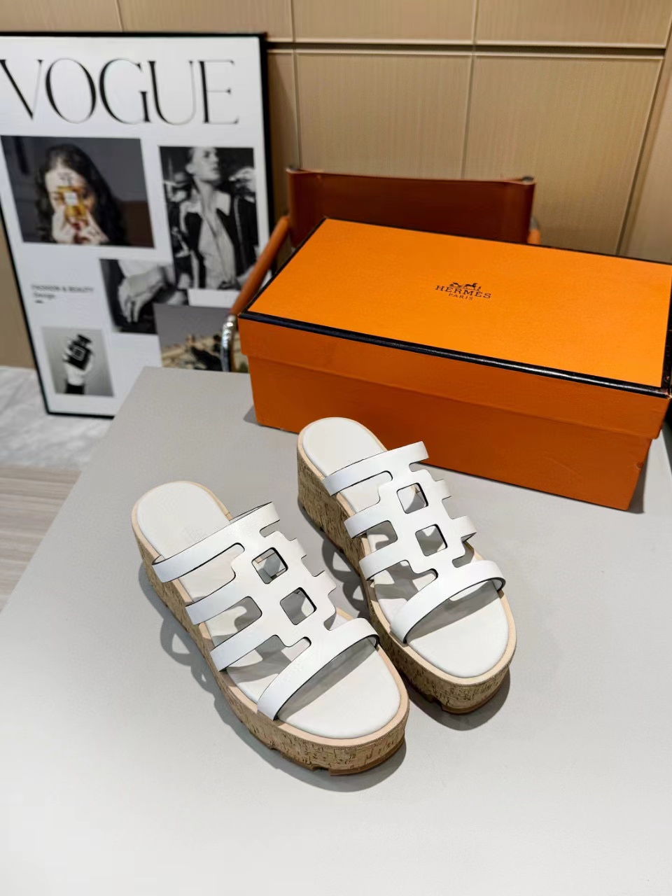 HERME5 高品質ウェッジシューズ【50％割引+送料無料】