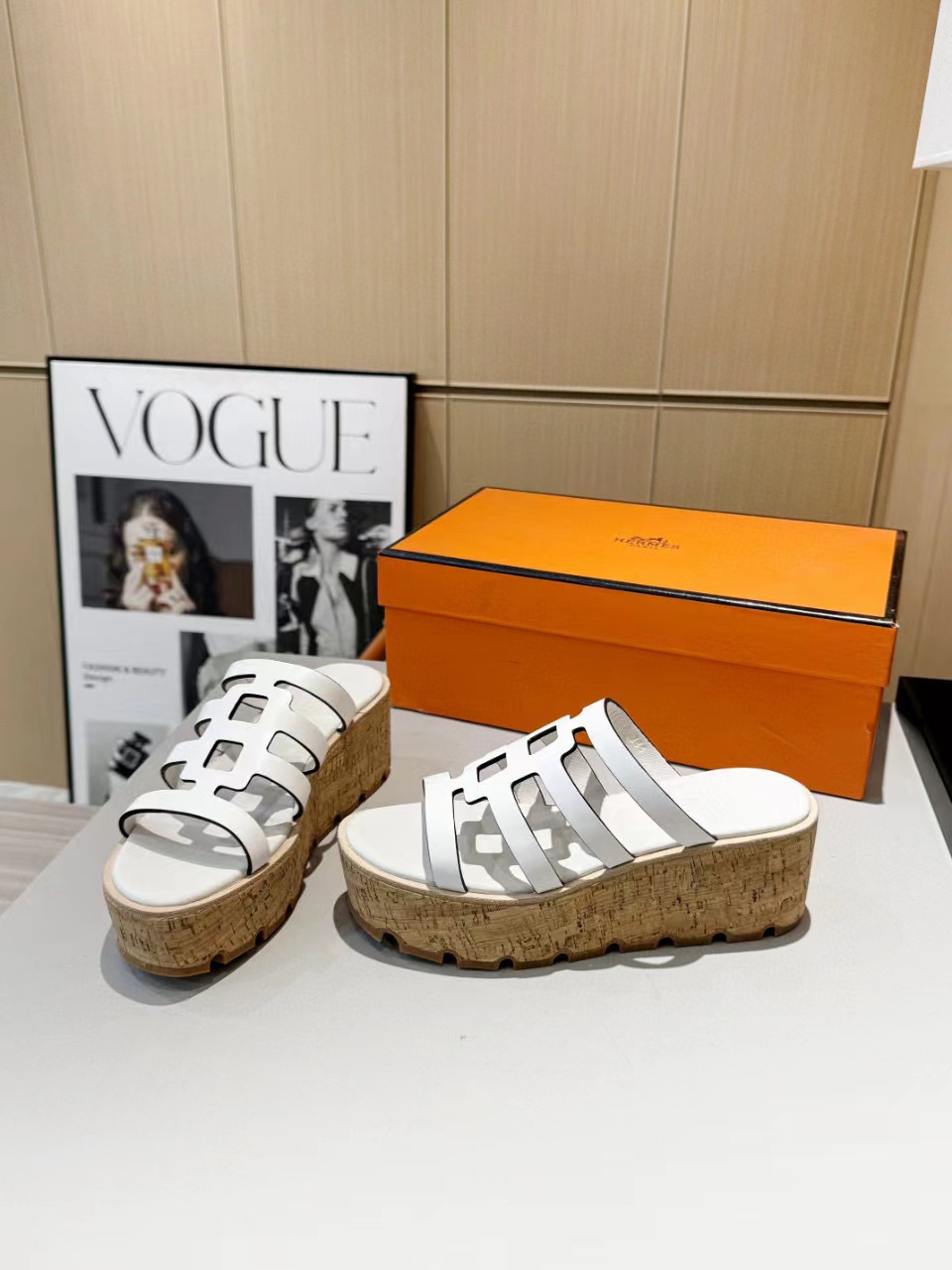HERME5 高品質ウェッジシューズ【50％割引+送料無料】