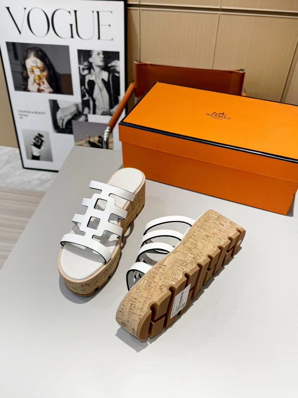 HERME5 高品質ウェッジシューズ【50％割引+送料無料】