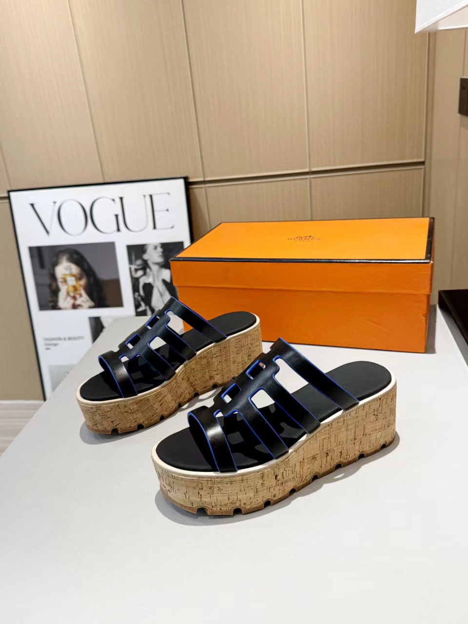 HERME5 高品質ウェッジシューズ【50％割引+送料無料】