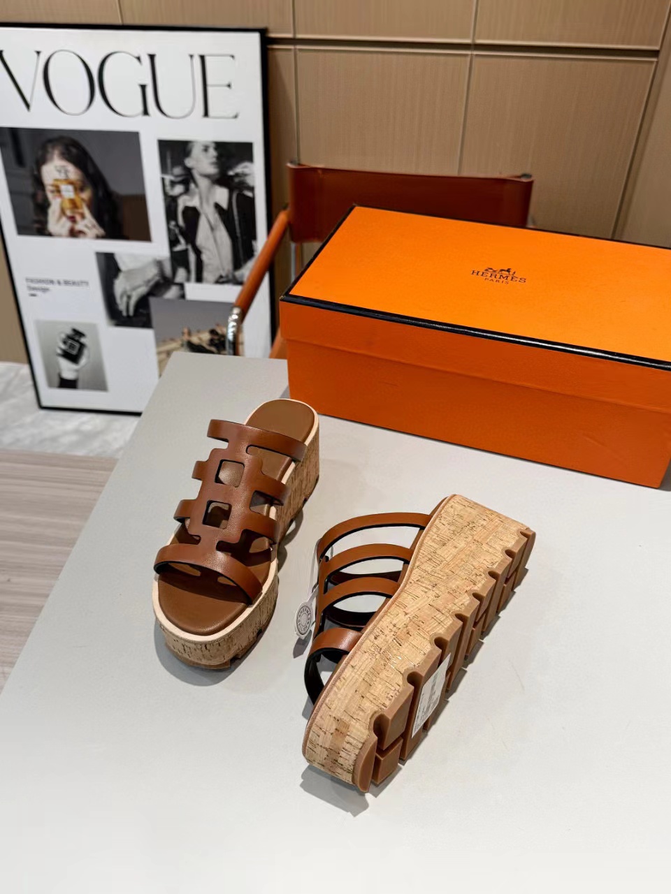 HERME5 高品質ウェッジシューズ【50％割引+送料無料】