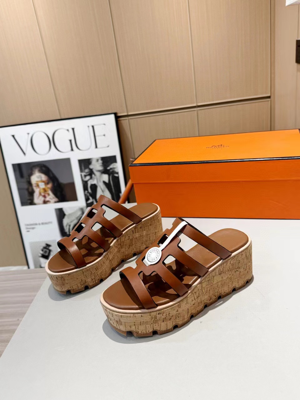 HERME5 高品質ウェッジシューズ【50％割引+送料無料】