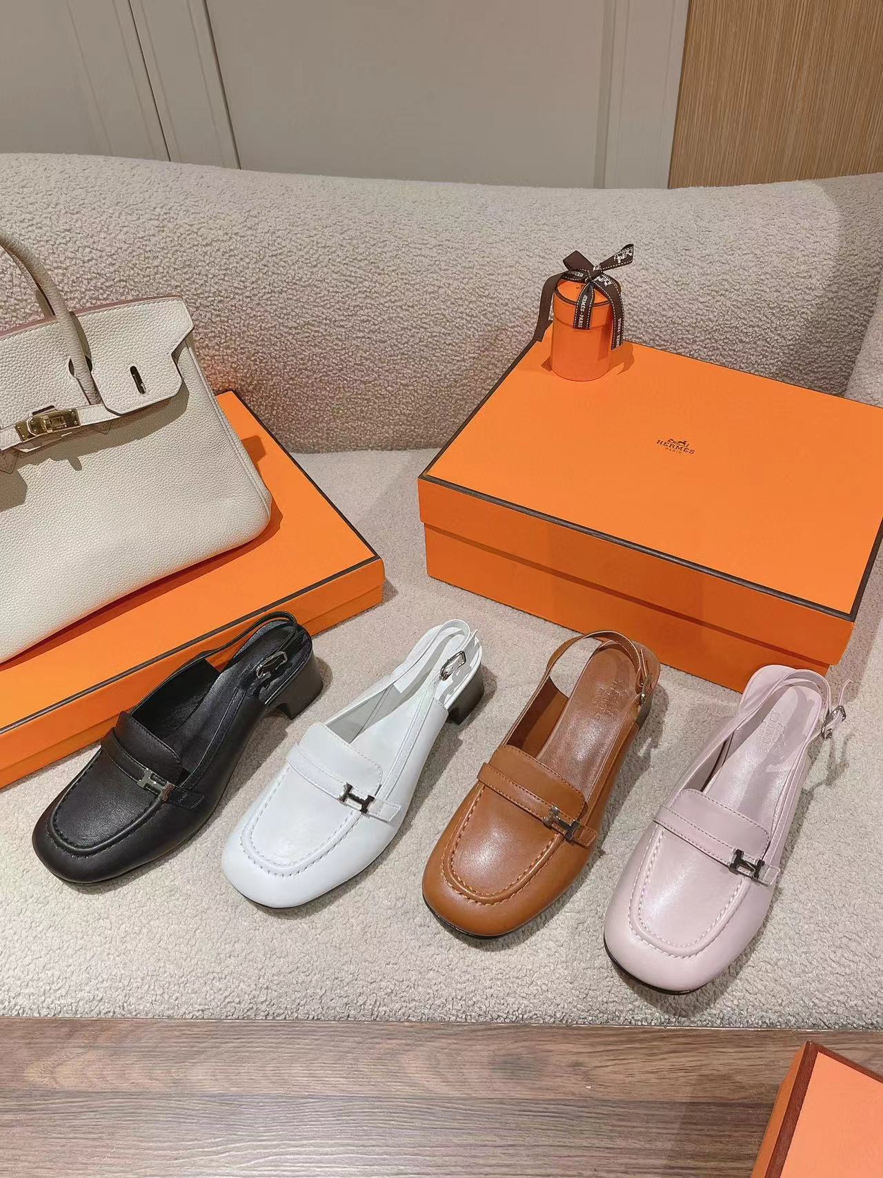 HERME5 高品質Hバックルハイヒール【50％割引+送料無料】