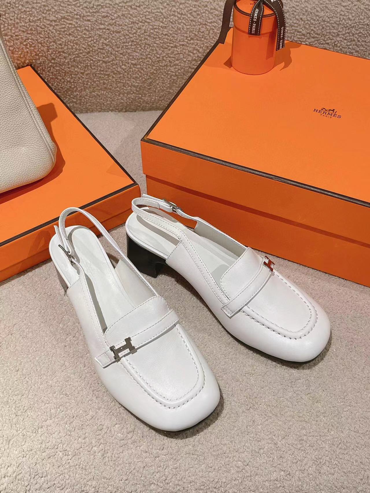 HERME5 高品質Hバックルハイヒール【50％割引+送料無料】