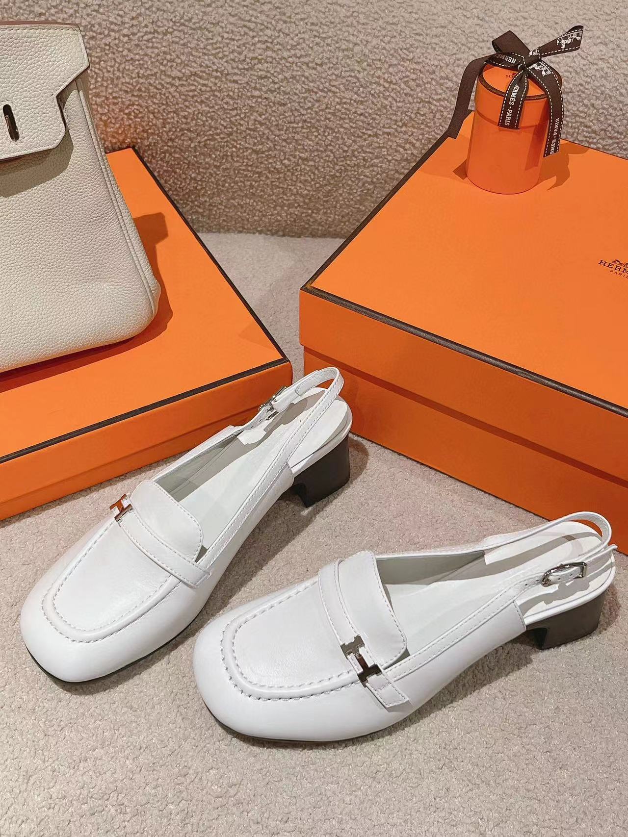 HERME5 高品質Hバックルハイヒール【50％割引+送料無料】