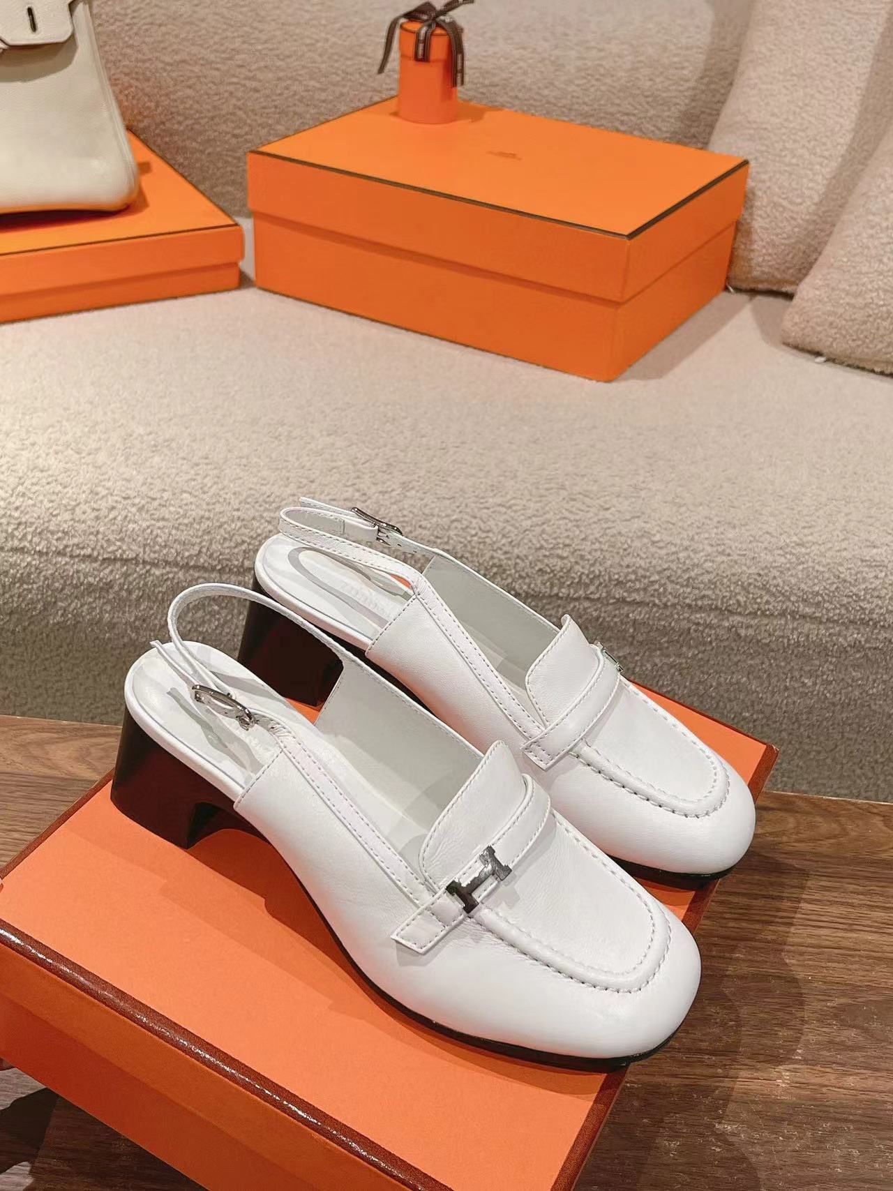 HERME5 高品質Hバックルハイヒール【50％割引+送料無料】