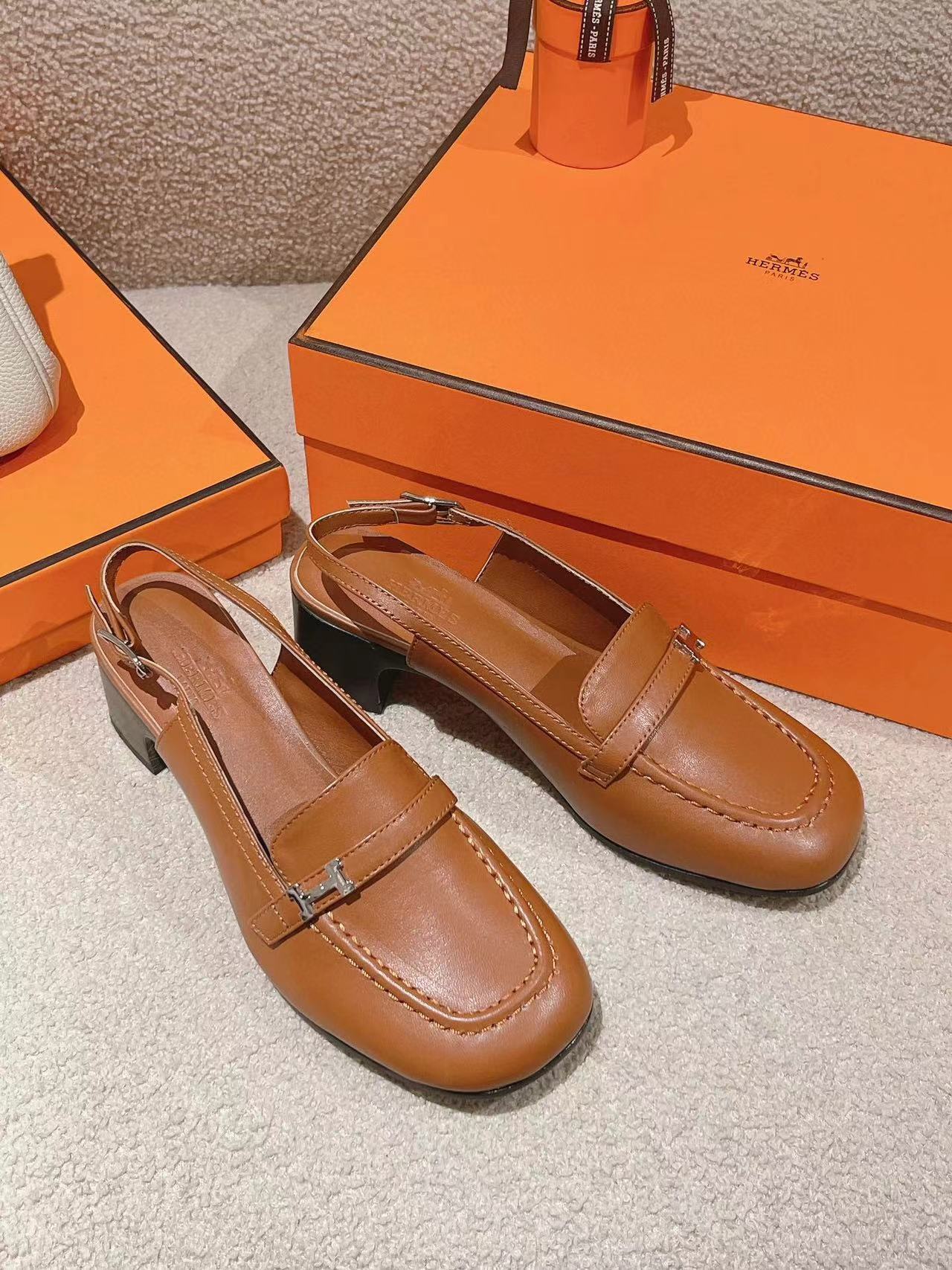 HERME5 高品質Hバックルハイヒール【50％割引+送料無料】