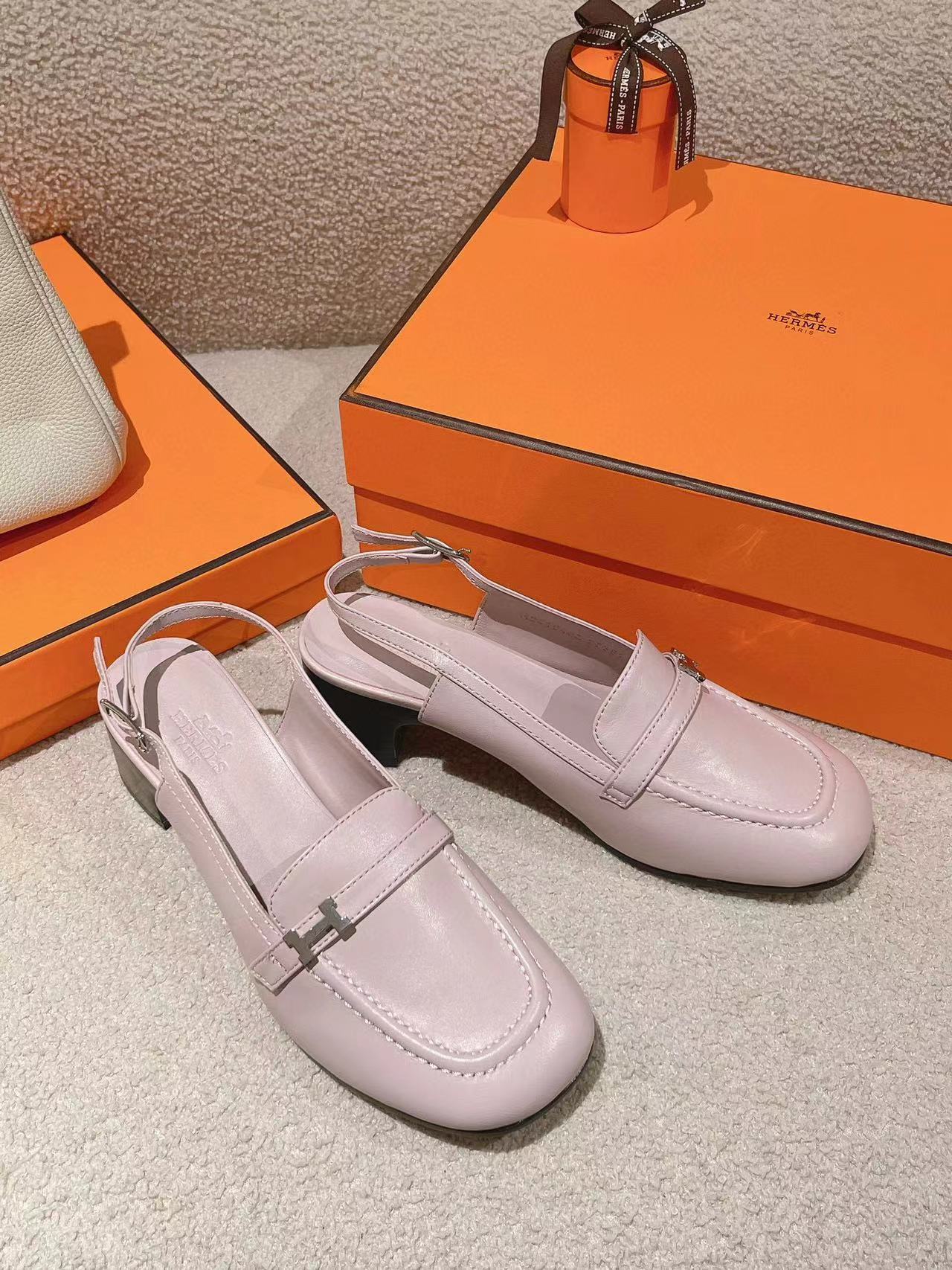 HERME5 高品質Hバックルハイヒール【50％割引+送料無料】