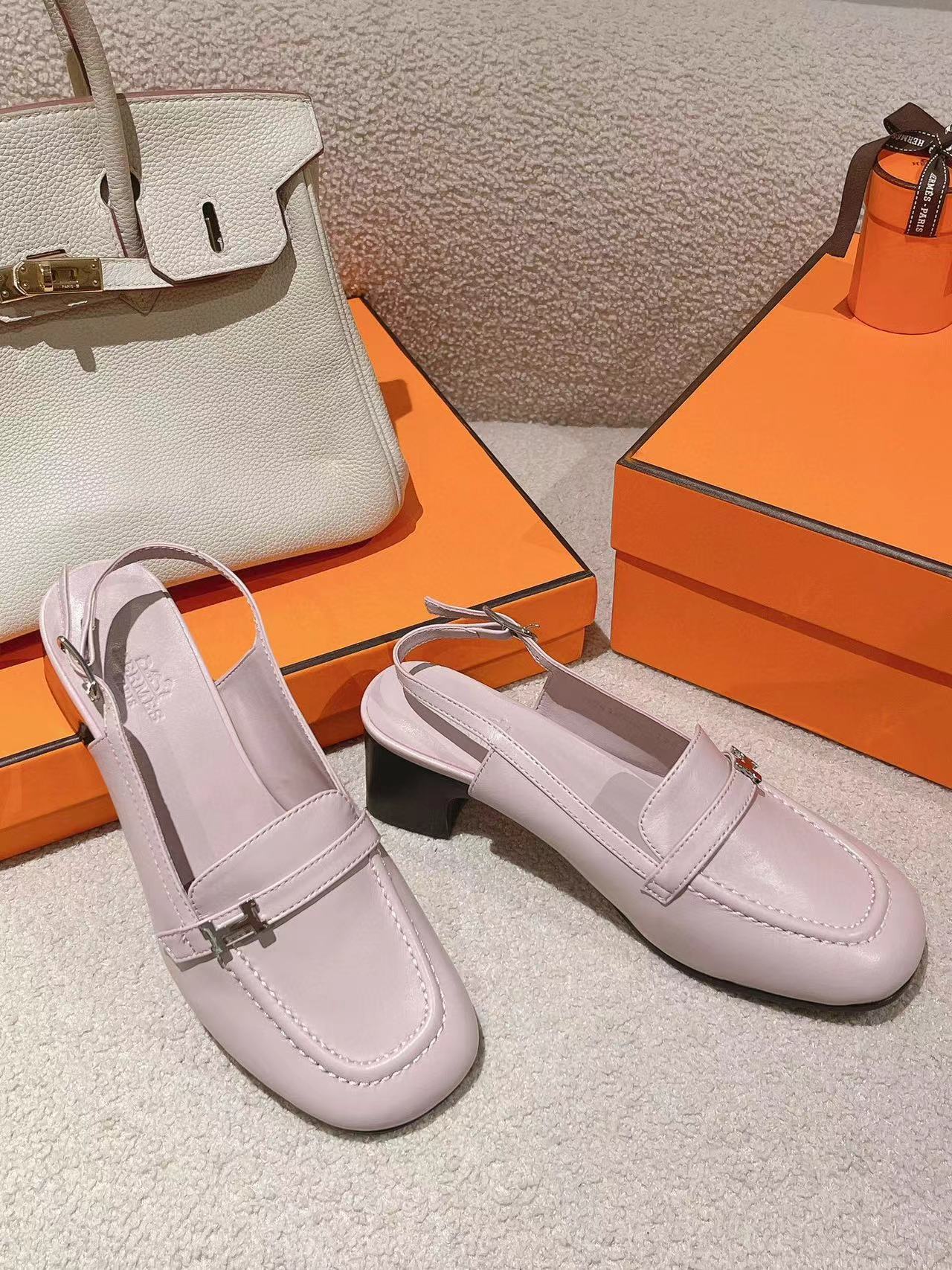 HERME5 高品質Hバックルハイヒール【50％割引+送料無料】