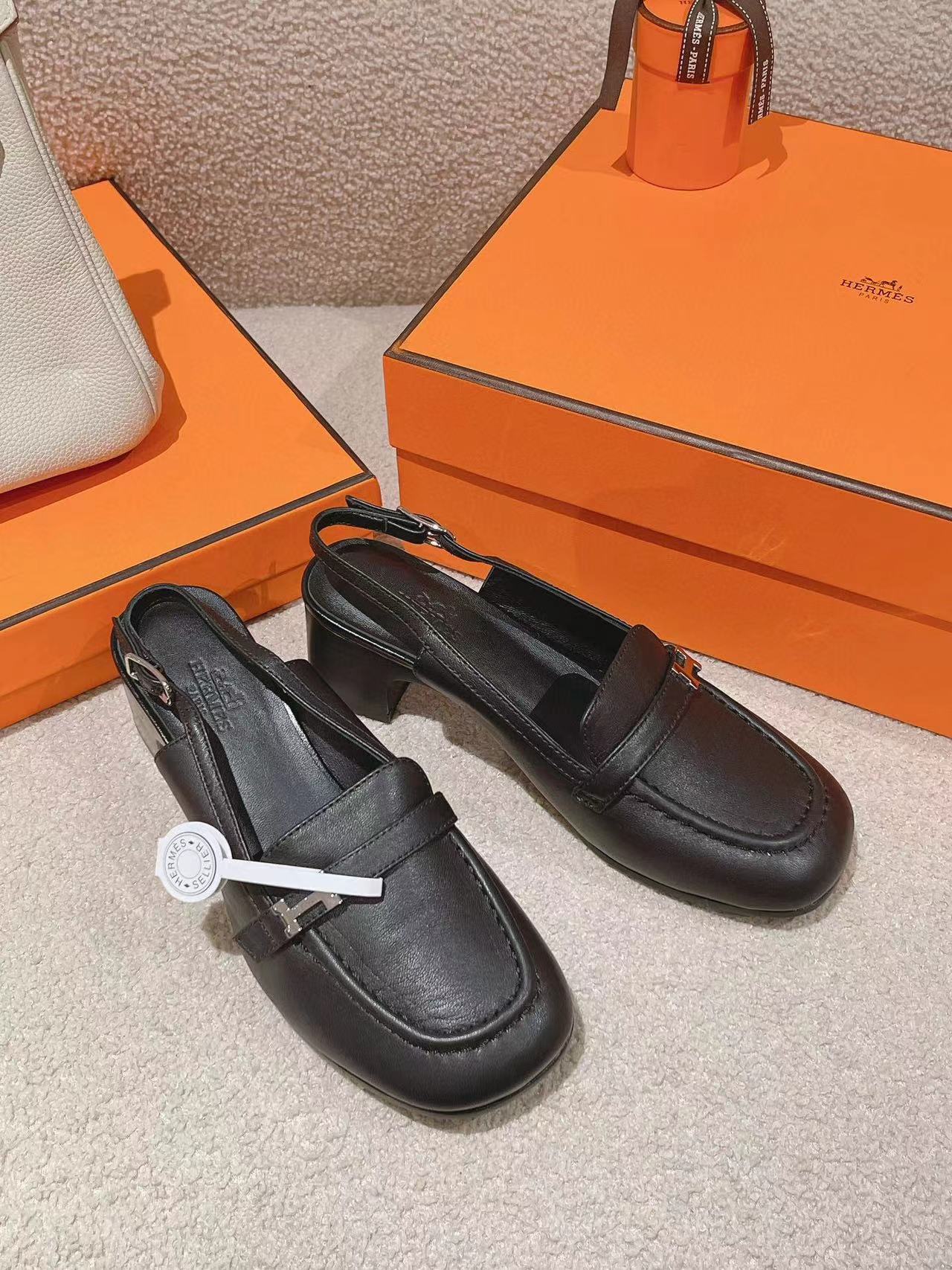 HERME5 高品質Hバックルハイヒール【50％割引+送料無料】