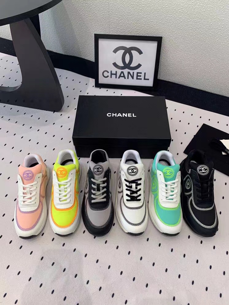 CHANE1 高品質ダブル C ロゴ パンダ カジュアル シューズ【50％割引+送料無料】