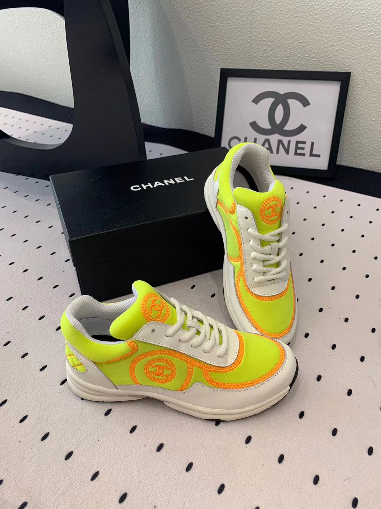 CHANE1 高品質ダブル C ロゴ パンダ カジュアル シューズ【50％割引+送料無料】