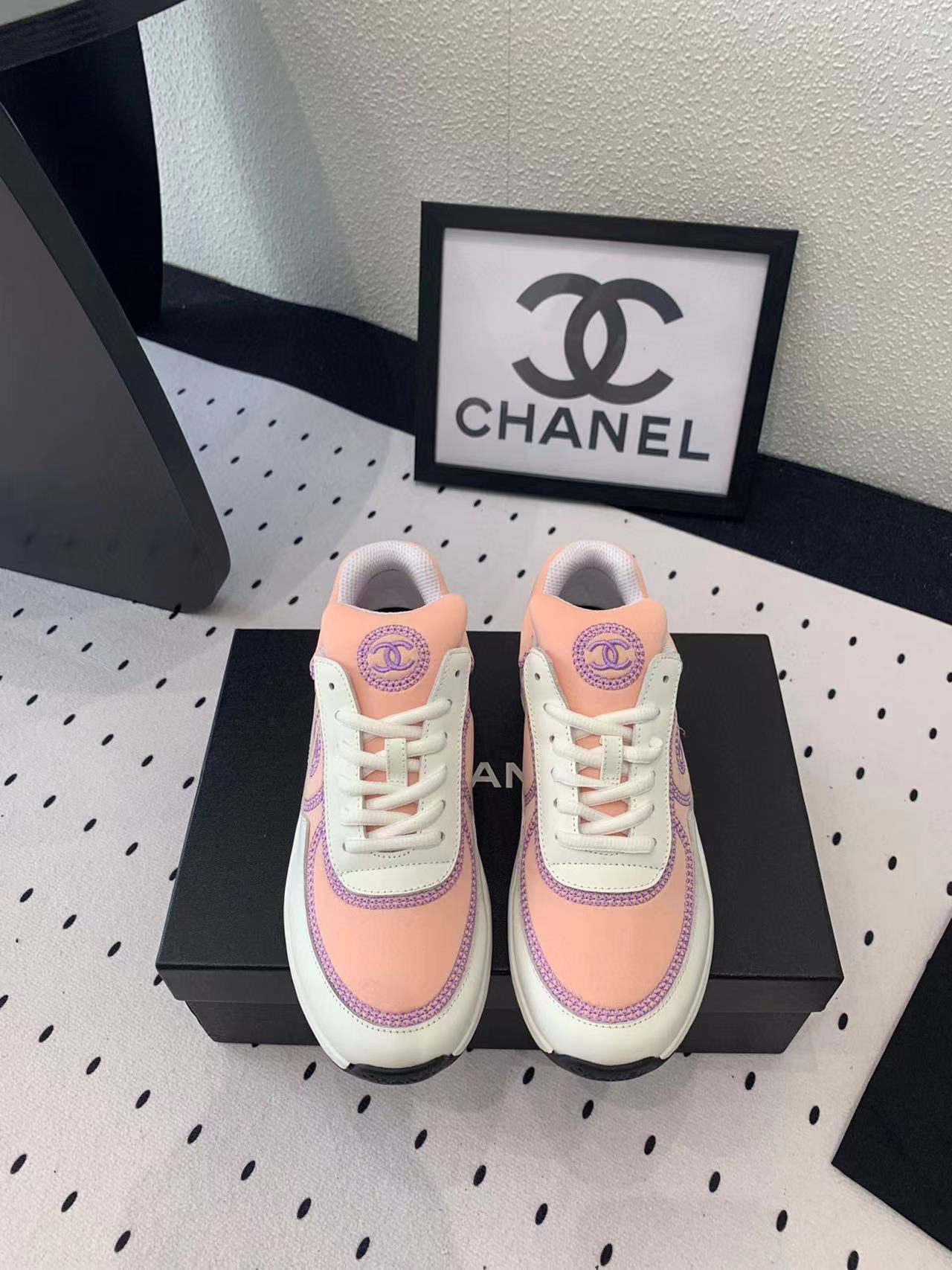 CHANE1 高品質ダブル C ロゴ パンダ カジュアル シューズ【50％割引+送料無料】