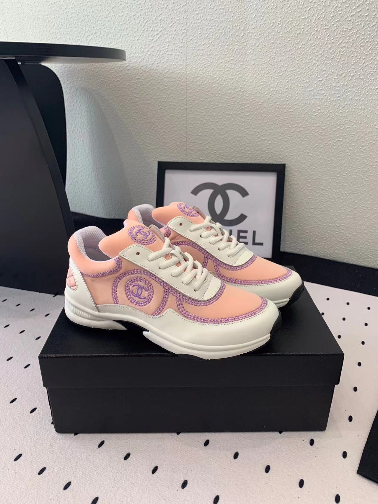 CHANE1 高品質ダブル C ロゴ パンダ カジュアル シューズ【50％割引+送料無料】