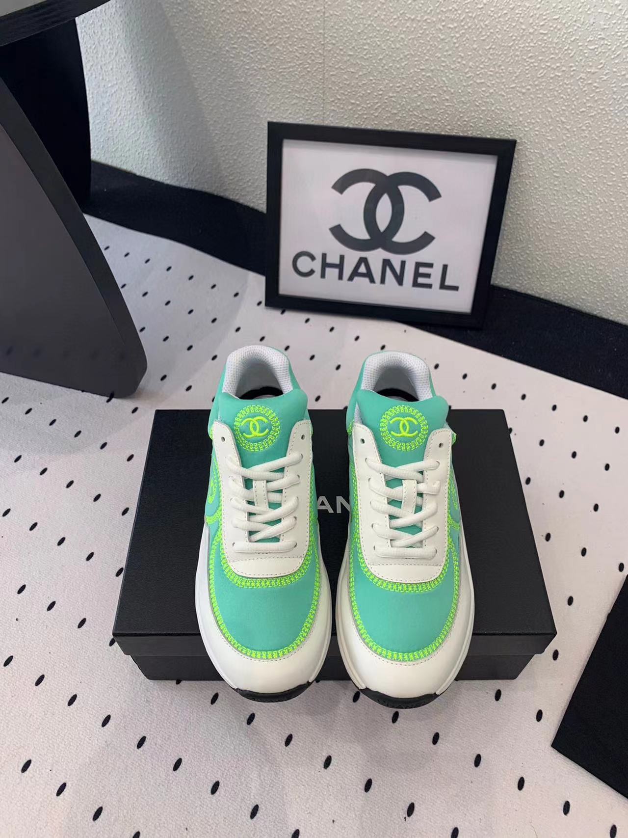 CHANE1 高品質ダブル C ロゴ パンダ カジュアル シューズ【50％割引+送料無料】