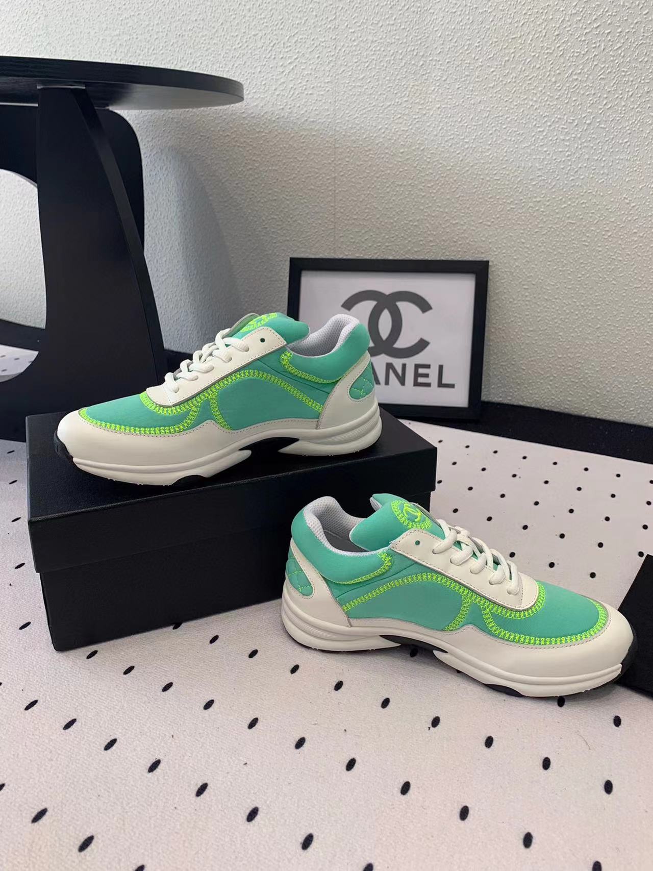 CHANE1 高品質ダブル C ロゴ パンダ カジュアル シューズ【50％割引+送料無料】