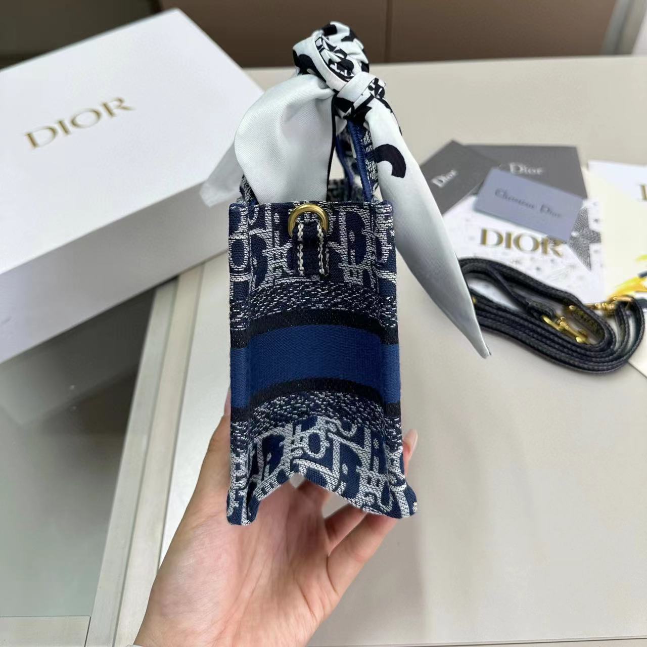 DI0R ジャカード ハンドバッグ【50％割引+送料無料】