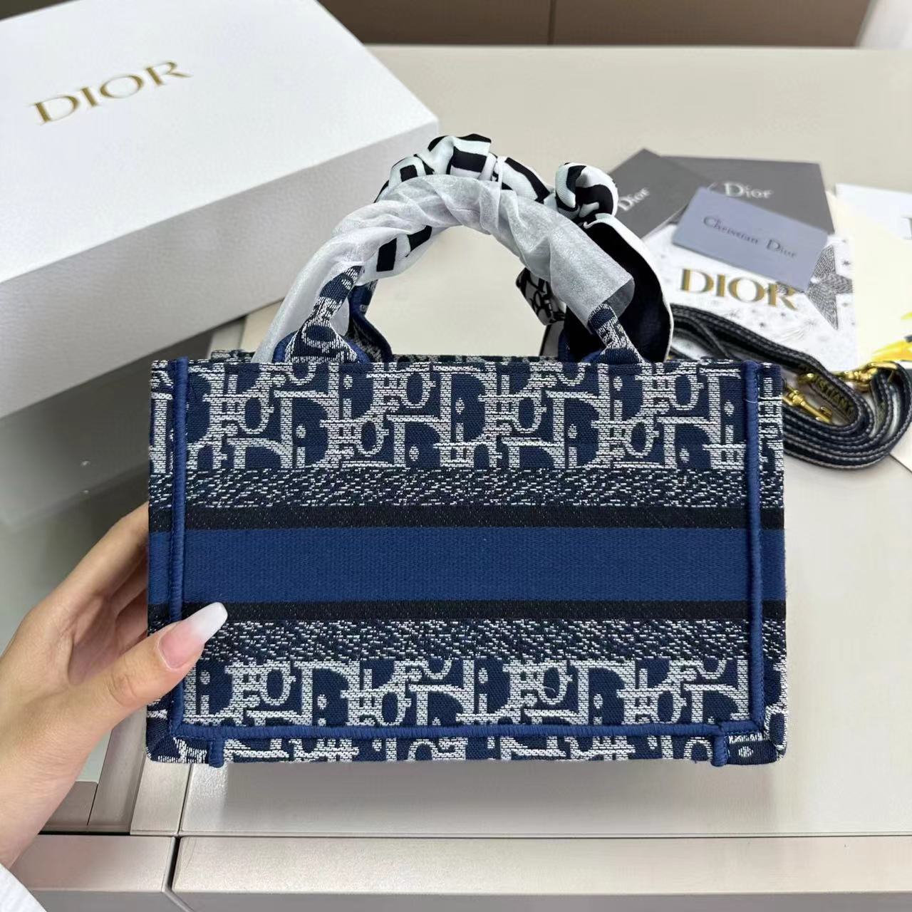 DI0R ジャカード ハンドバッグ【50％割引+送料無料】