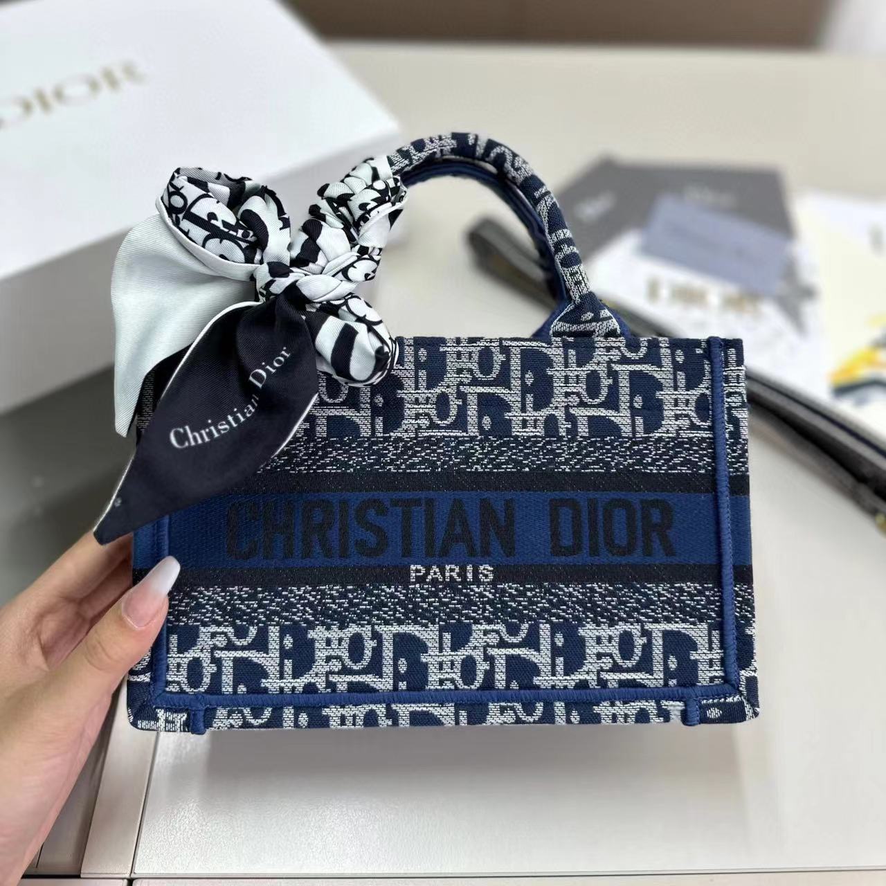 DI0R ジャカード ハンドバッグ【50％割引+送料無料】