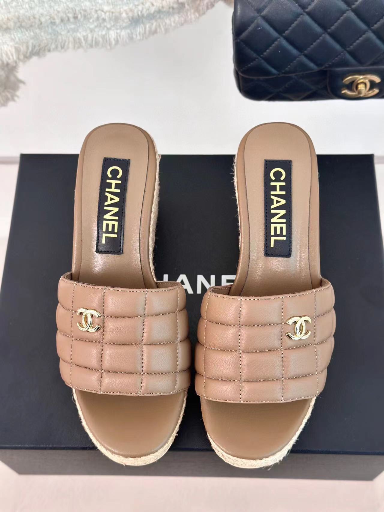 CHANE1 高品質ウェッジシューズ【50％割引+送料無料】