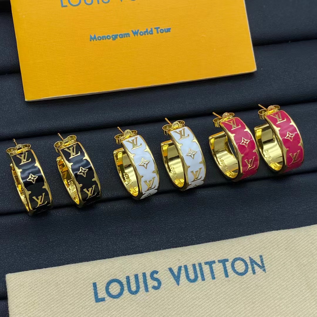 LV プリント イヤリング【50％割引+送料無料】