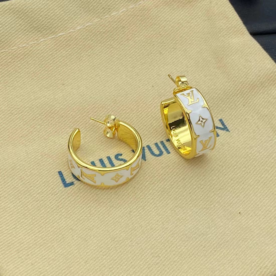 LV プリント イヤリング【50％割引+送料無料】