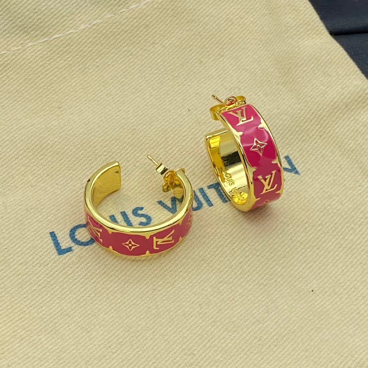 LV プリント イヤリング【50％割引+送料無料】