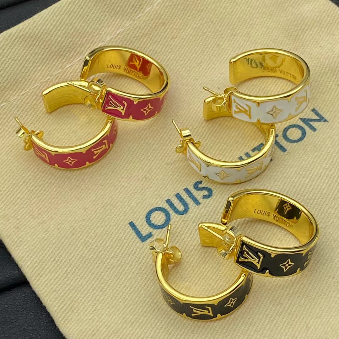 LV プリント イヤリング【50％割引+送料無料】