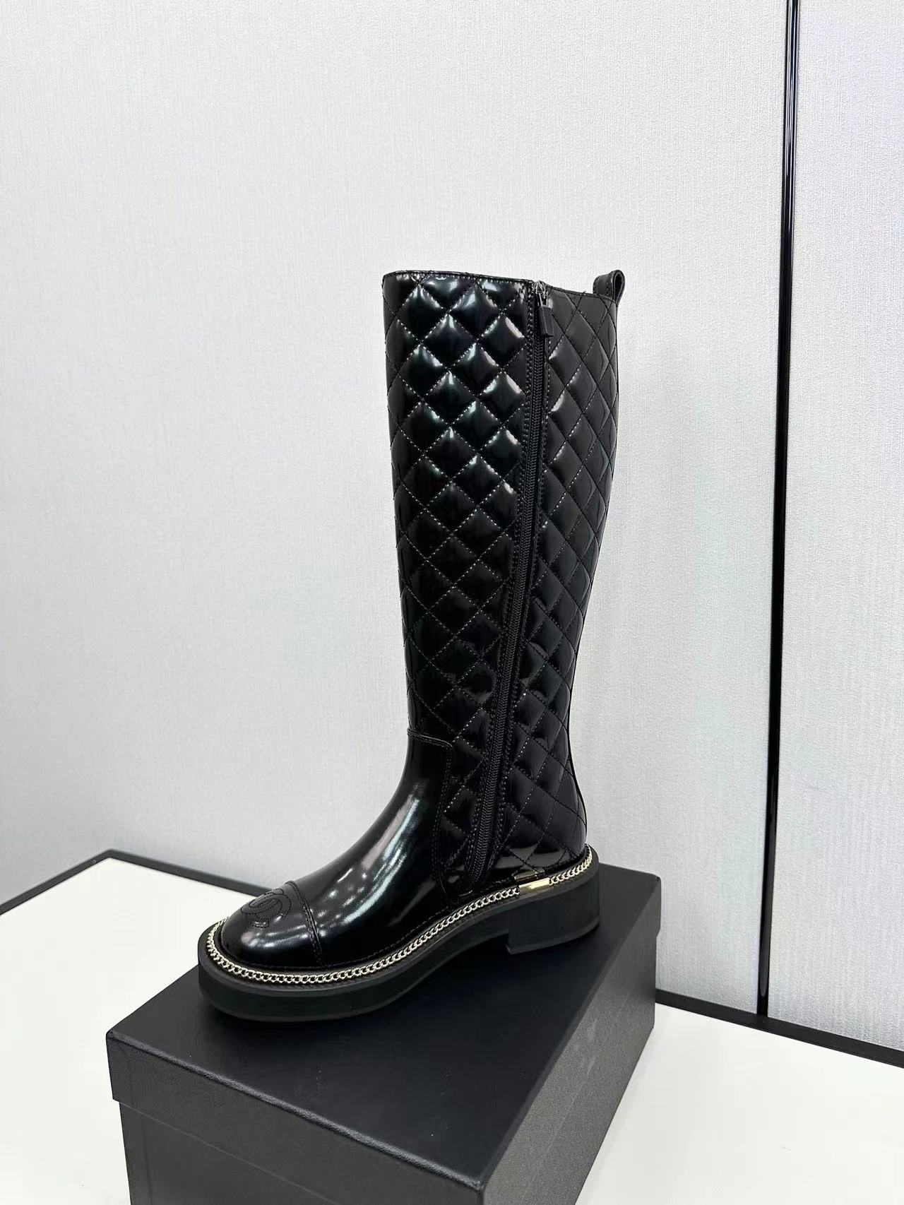 CHANE1 高品質牛革ブーツ【50%割引+送料無料】