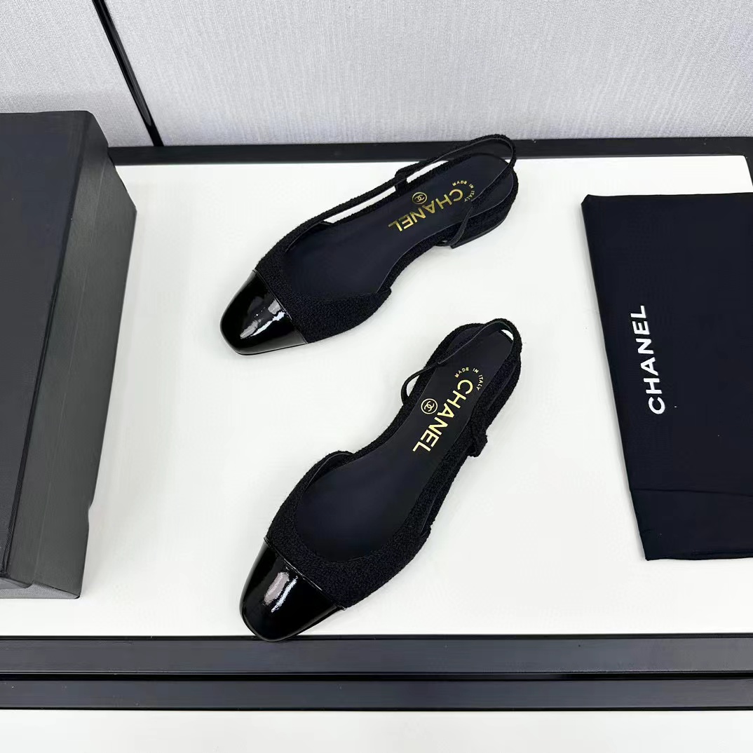 CHANE1 slingback ぺたんこ靴【50％割引+送料無料】