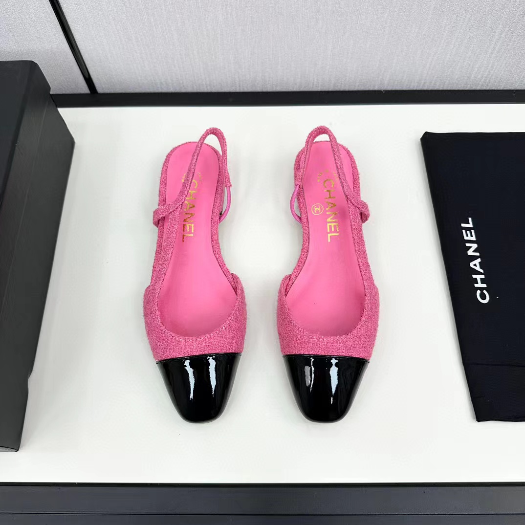 CHANE1 slingback ぺたんこ靴【50％割引+送料無料】