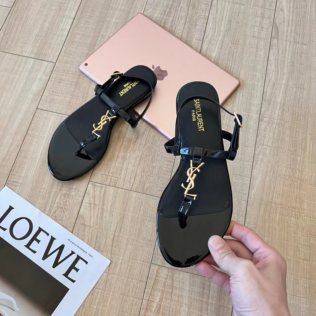 YSL シンプルサンダル【50％割引+送料無料】