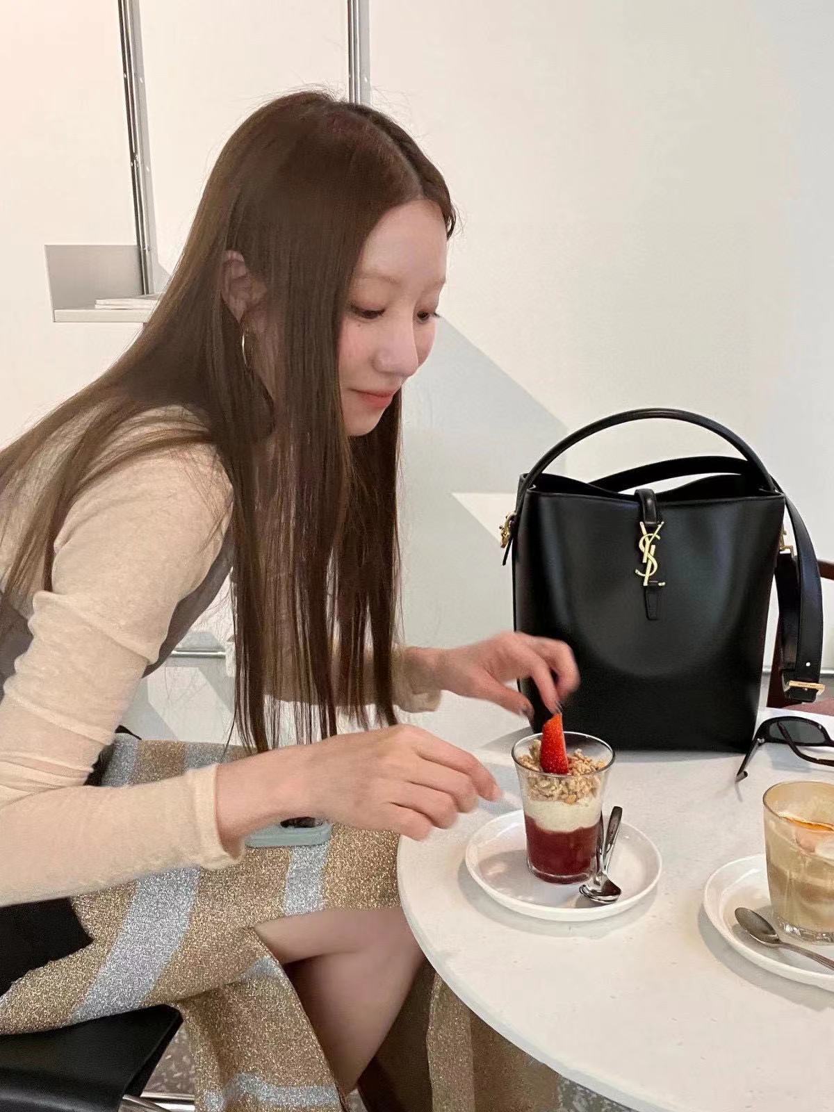 YSL高品質レザーバケットバッグ【50％割引+送料無料】