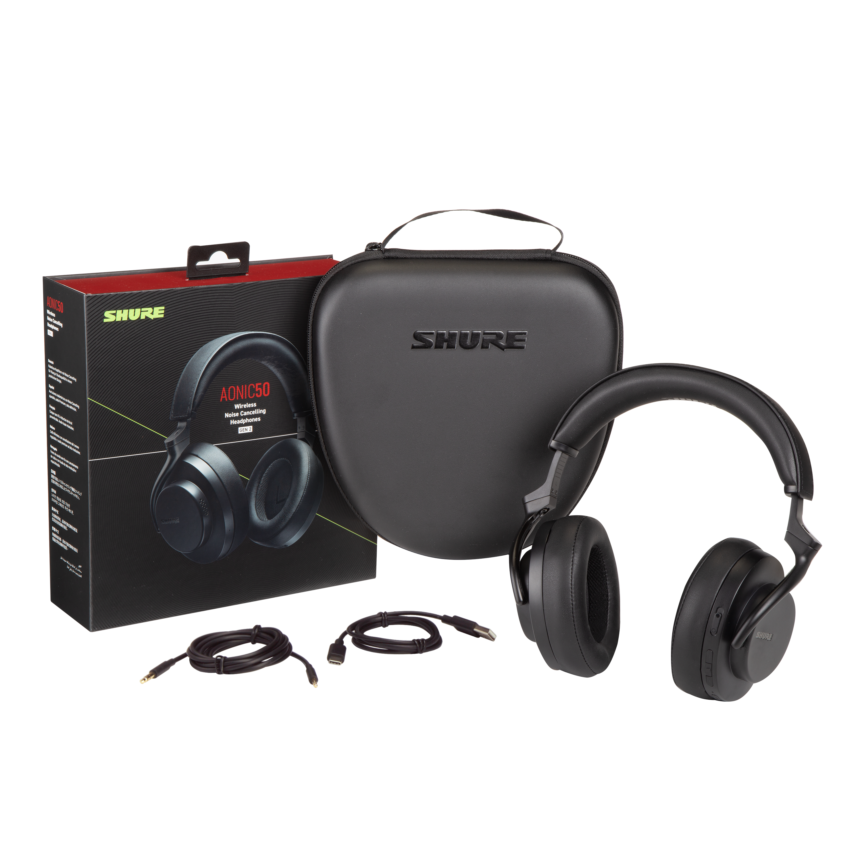 AONIC 50 Gen 2 Wireless Noise Cancelling Headphones with König & Meyer Headphone Holder or Stand Bundle