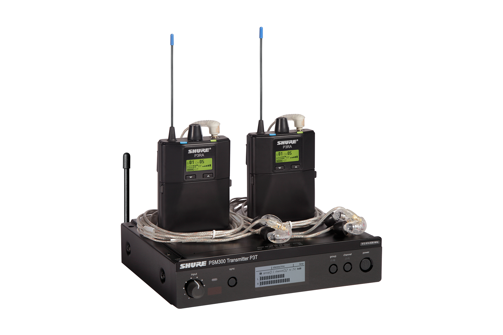 Shure PSM 300 Twin Pack Pro with SE215 Sound Isolating Earphones