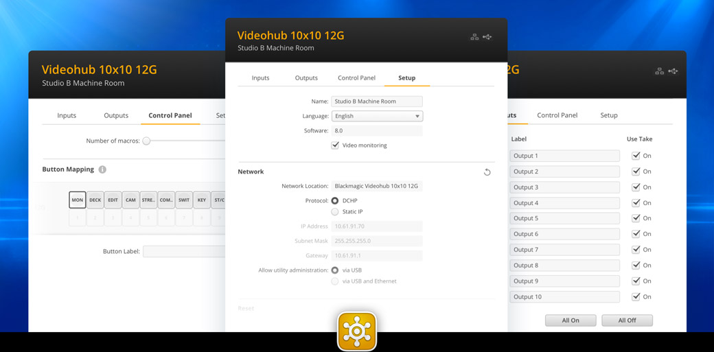 Videohub Setup Utility