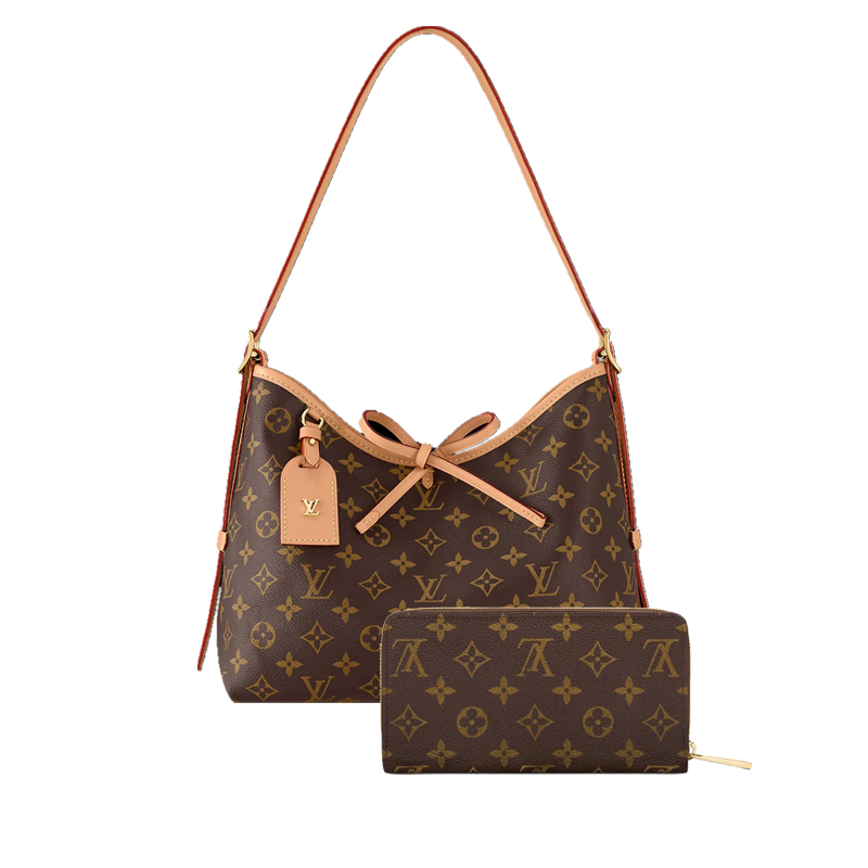 LOUIS VUITTON キャリーオール NM PM 長財布 2点セット お得 Ref:M46203+M60017