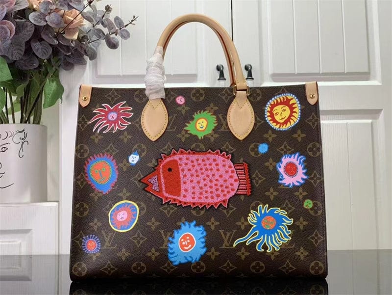 Louis Vuitton 草間彌生コラボ オンザゴー MM モノグラムM46429
