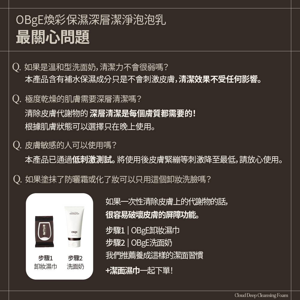 Cloud Deep Cleansing Foam