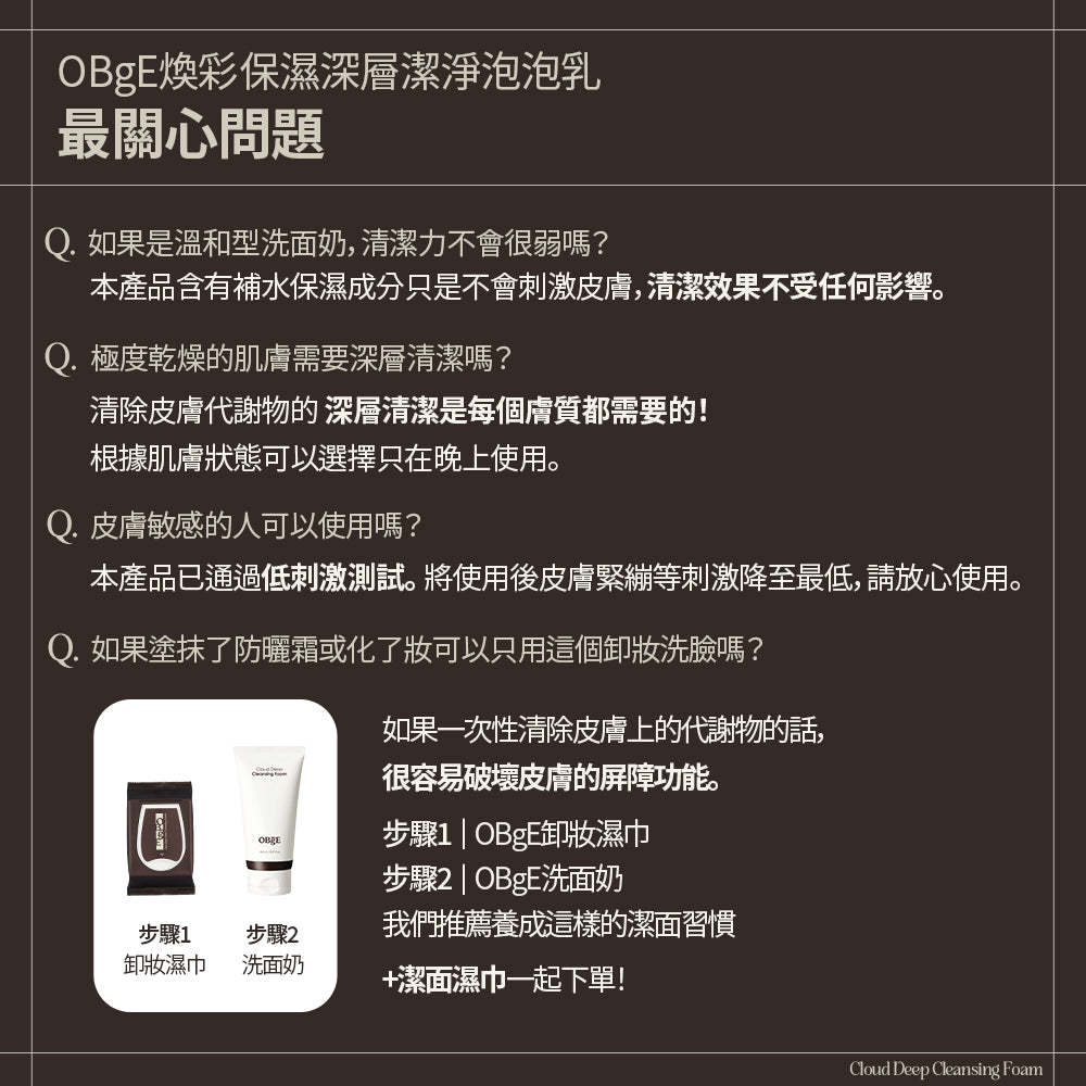 Cloud Deep Cleansing Foam