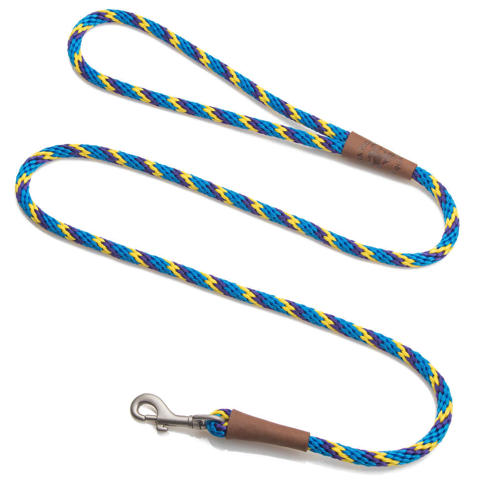 Mendota Pet Snap Leash TriColor (6 Colours)