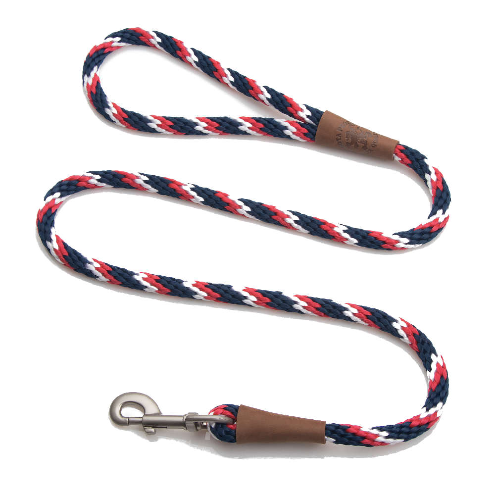 Mendota Pet Snap Leash TriColor (6 Colours)