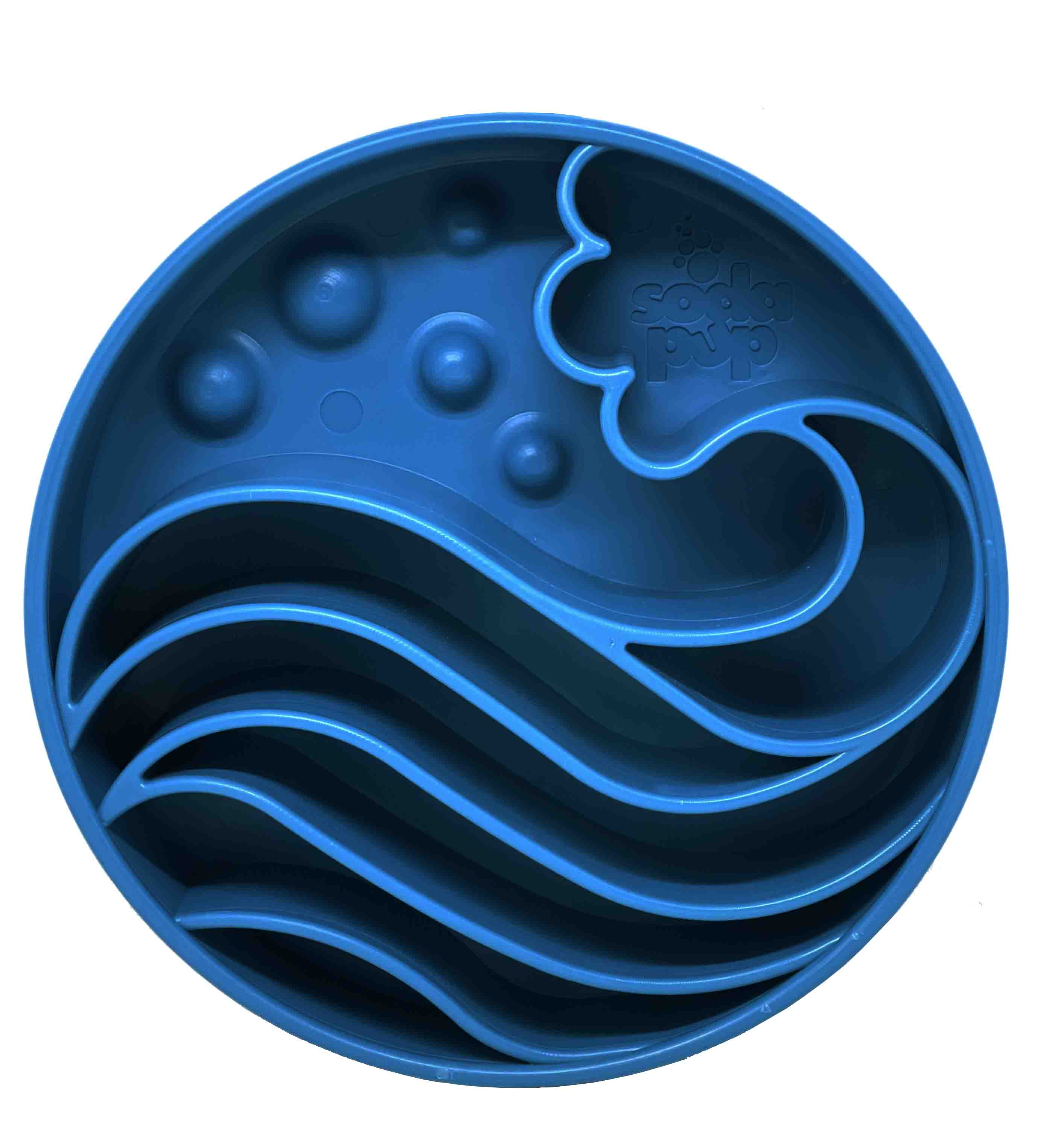 SodaPup Wave eBowl slow feeder - Large | Blue