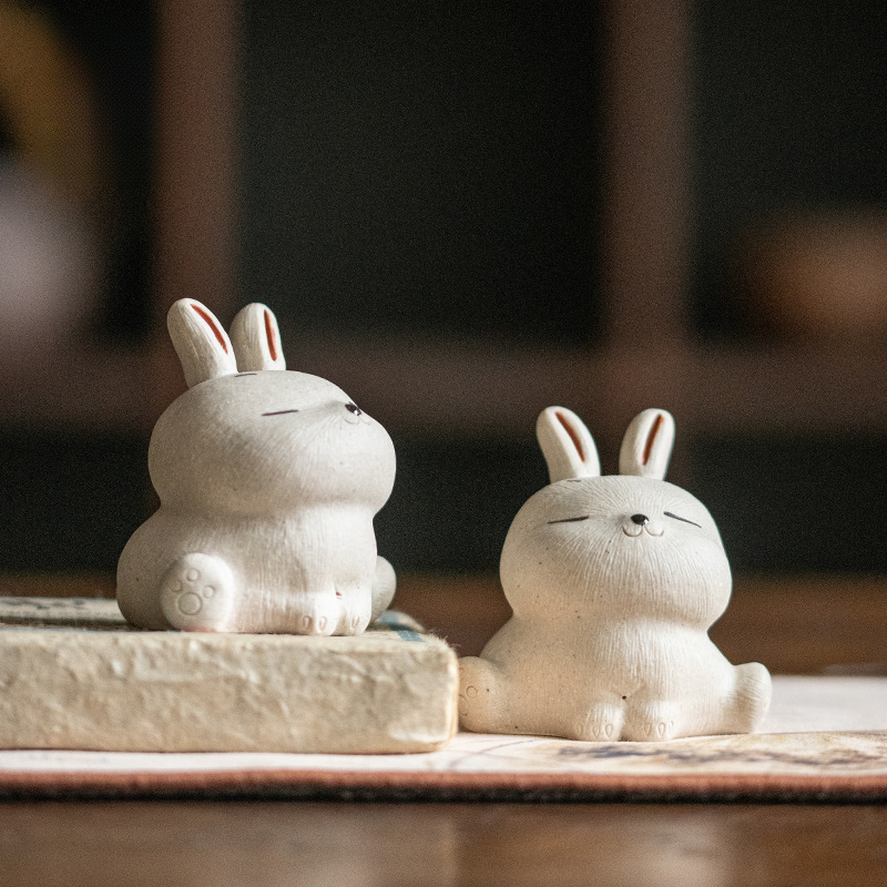 紫砂茶寵 手工陶瓷家居可愛擺件