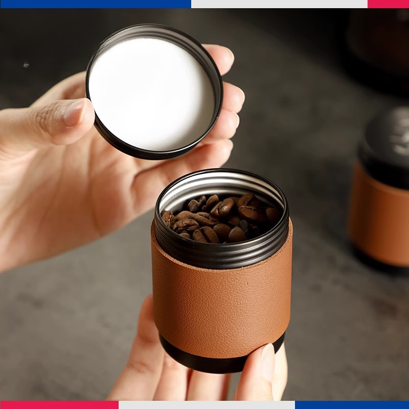 咖啡豆保存罐迷你便攜咖啡粉豆密封罐