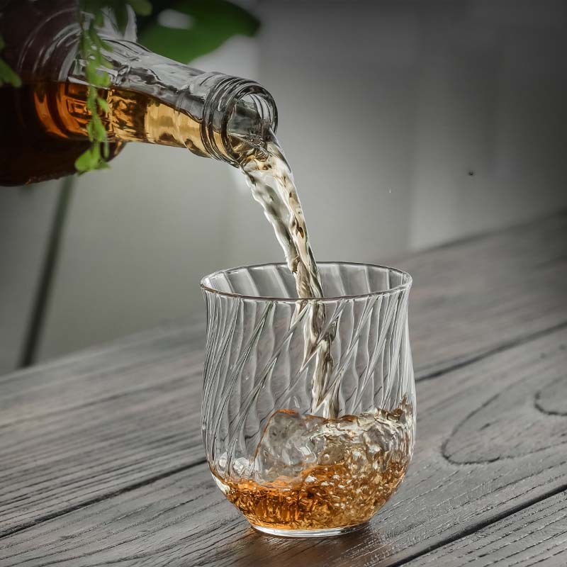 歐式玻璃威士忌杯洋酒冰球杯
