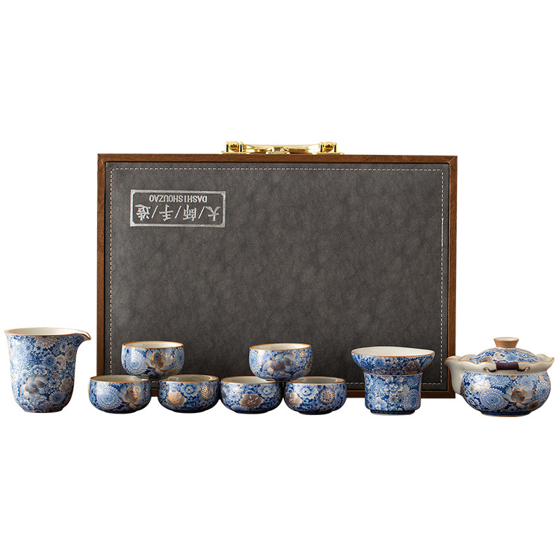 繁花大套裝禮盒裝套裝茶具套裝
