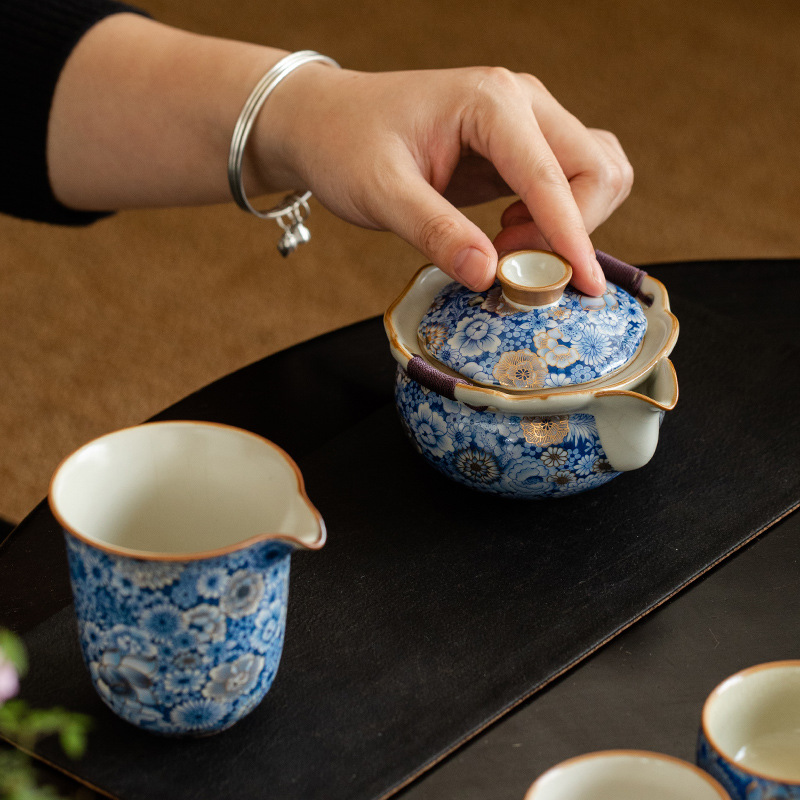 繁花大套裝禮盒裝套裝茶具套裝